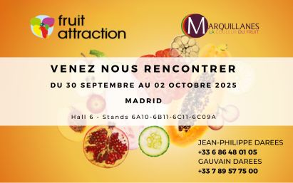 MARQUILLANES À MADRID – FRUIT ATTRACTION 30/09 AU 02/10/2025